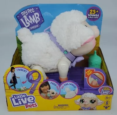 New Little Live Pets My Pet Baby Lamb Snowie Interactive Toy Soft Dancing Dance • $29.99