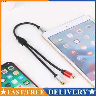 3.5mm Male Plug To Dual 2RCA Jack Cable Stereo Audio Splitter Aux Extension Wire • $13.30