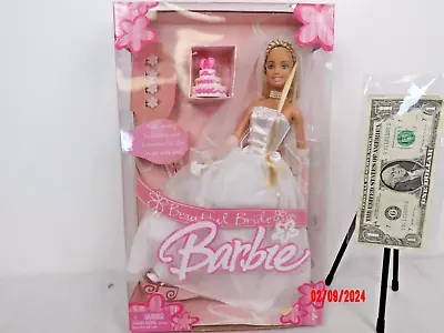 Barbie Beautiful Bride 2004 Vintage With Wedding Cake • $22.99