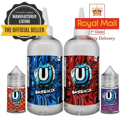 Ultimate Juice DIY E Liquid Mixing Kit 70/30 | 80/20 VG 0mg + 30ml Concentrate • £21.99