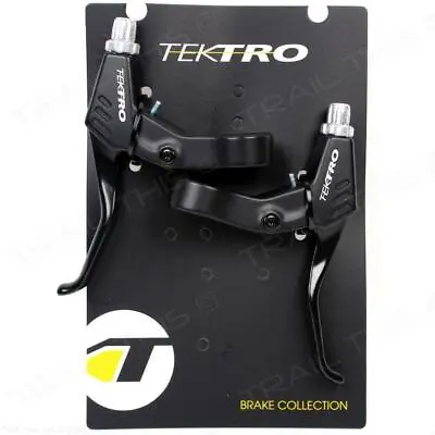 Tektro RS360A Pair / Set Of MTB Bike Brake Lever Linear Pull Levers - Black • $9.95