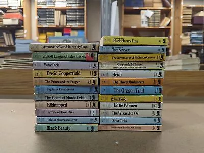 Lot Of 23 Moby Books Illustrated Classic Editions Vintage Mini Paperback Books • $80.95