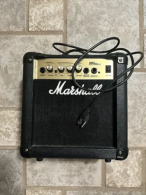 Marshall MG10CD ~ Guitar Practice Amplifier ~ 10 Watts RMS ~ MG Series ~ WORKS • $100