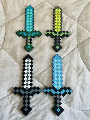 4Pcs Minecraft Sword EVA Foam Toys 45cm • £12.95