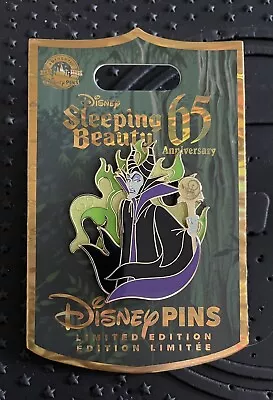 Limited Edition Disney Maleficent Sleeping Beauty 65th Anniversary Pin LE 3050 • $28