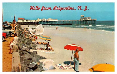 $22.81 • Buy Postcard PIER SCENE Brigantine New Jersey NJ AU4093