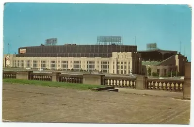 Cleveland OH Municipal Stadium From Mall 1960s Postcard Ohio • $1.99