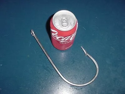 Large Metal Fishing Hook Display Boat Cabin Decoration Shark Gaff Coyote Trap LG • $20