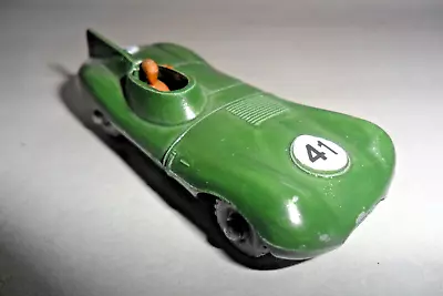 MATCHBOX LESNEY No 41B VINTAGE D-TYPE JAGUAR GRAY PLASTIC WHEELS N MINT • £12.95