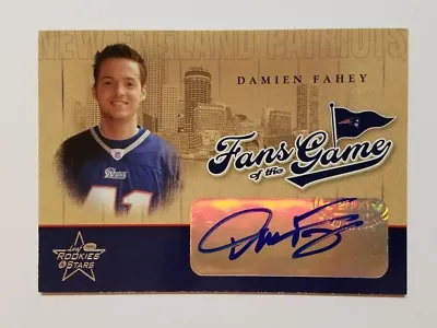 $9.99 • Buy 2004 Leaf Rookies & Stars Damien Fahey Auto Autographed Fans Of The Game Card