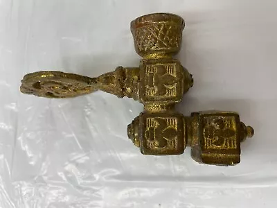 Antique Brass Ornate Victorian Gas Valve W/ Adjustment • $20