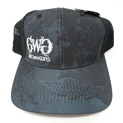 Girls With Guns Camouflage Hat Cap Ladies OSFM Adjustable Snapback Trucker Camo • £6.45