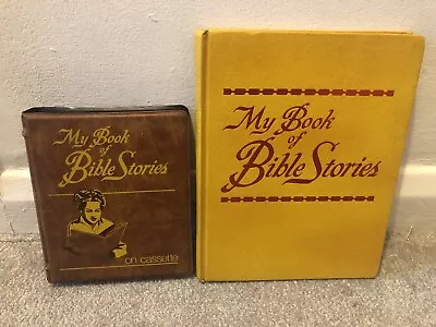 My Book Of Bible Stories 1978 First Edition Book And Cassette Tapes • £70