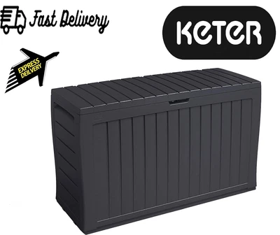 £58.99 • Buy Keter XL Large Storage Shed Garden Outdoor Box Lockable Waterproof  Shed Outside