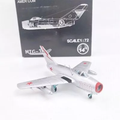 Amer Com Soviet Air Force Mig-15 Fagot Fighter 1/72 Diecast Aircraft Jet Model • $36.66