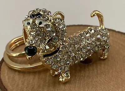 New GP Australian Crystal Dachshund Keychain • $14.99