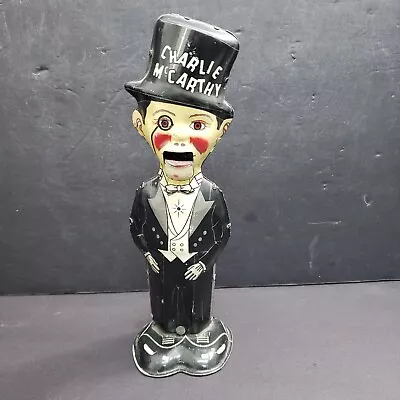  EDGAR BERGEN'S CHARLIE MCCARTHYMARX TIN WIND-UP WALKER Original • $87