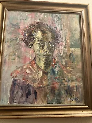 Ella Capstick Original Oil Painting Somali Italian Girl  • £180