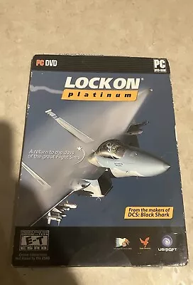 PC Game Lock On: Platinum DVD Windows Software Plane Flight Simulation 2 Discs • $7