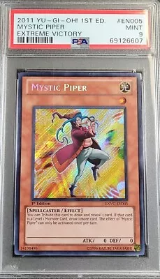 Yugioh Mystic Piper EXVC-EN005 PSA 9 • $75