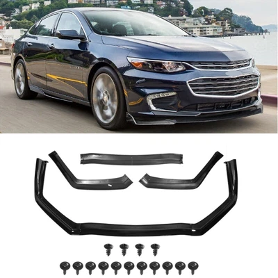 $65.99 • Buy For Subaru WRX STI V-Limited 2015-2020 Front Bumper Lip Chin Spoiler Gloss Black