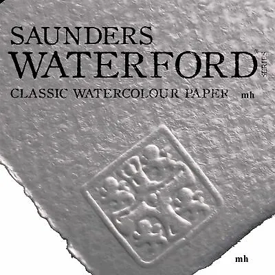 Saunders Waterford Watercolour Paper Sheets 100% Cotton Artists 190 300 640gsm • £13.02