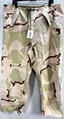 Federal Prison Industries Desert Camo MILITARY Trousers Gore-tex Brown Men's L • $27.62