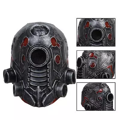 Halloween Robot CyberPunk Steampunk Mask Cosplay Props Masque Helmet Latex Full  • $37.21