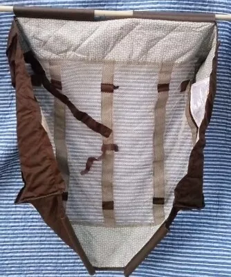 Graco Bassinet Insert Replacement  Brown/ Teal Straight Sides 26 X 36 • $29.99