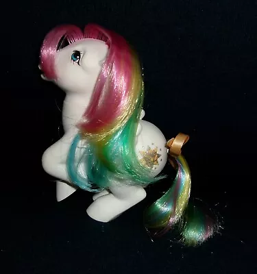 Rose: My Little Pony Vintage Rainbow Pegasus Starshine #10 EXCELLENT Glittery G1 • $8.99