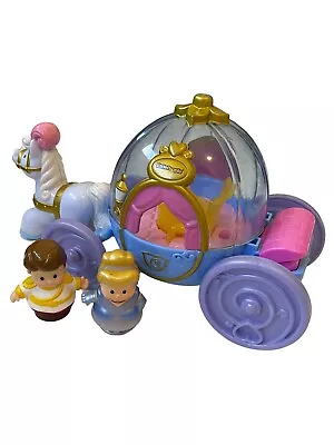 Little People Disney Princess Cinderella Prince Charming Carriage Lights/Sounds • $29