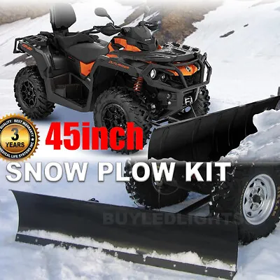 Kit Polaris Sportsman 335/400/450/500 Steel Blade ATV UTV 45  Snow Plow Kit New • $999.99