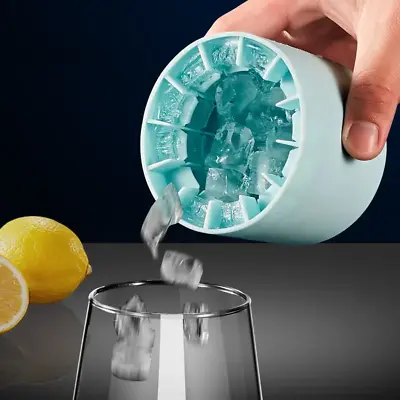 Food Grade Silicone Ice Mold Round Cylinder Ice Cube Making Mold Freeze Quickly • $61.58