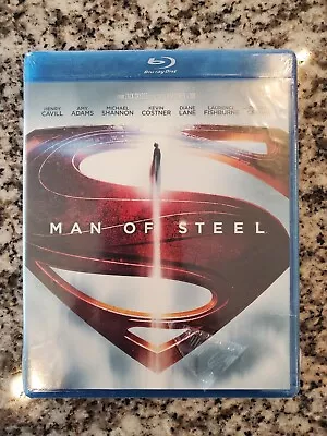 MAN OF STEEL (2013) BLU-RAY Cavill Adams Shannon • $3.99