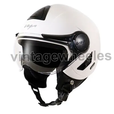 Vega Verve White Open Face Helmet • $102.97