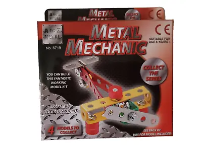 Metal Mechanic Construction Kit 4 Models To Choose Diy Fun Educational Kids 6+ • £3.74