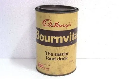 Tin Box Old Vintage Antique Cadbury Bournvita Print Advertising Collectible PV72 • £84.82