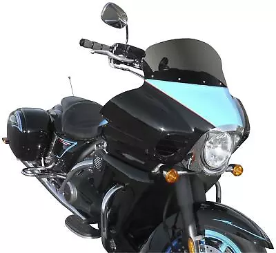 $189.95 • Buy Wind Vest Dark Smoke 10  Replacement Windshield Shatterproof Acrylic 64-1040