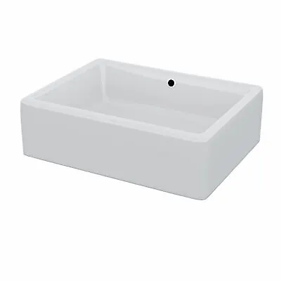 510 Mm Counter Top Basin Rectangle Cloakroom Bathroom Wash Sink | Lomond • £49.99