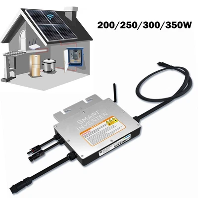 £151.07 • Buy Grid-tied Inverter 200W 250W 300W 300W 36V Solar Panels 350W 2.4G Wireless