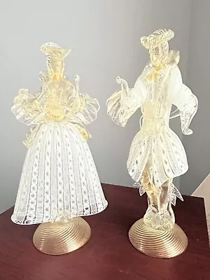 Murano Glass Venetian Man And Woman • $400