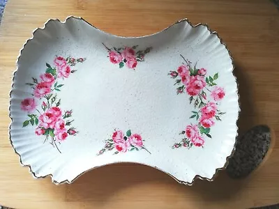 £12 • Buy Staffordshire James Kent Old Foley Scalloped Sandwich Plate  