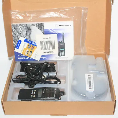 Motorola HT1250 LS+ AAH25RDH9DP5AN 403-470 MHz UHF W ACCESSORIES In ORIGINAL BOX • $208.67