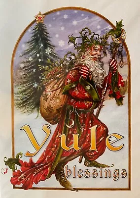 Briar Yule Herne Card Pagan Wicca Alternative Yule Christmas BY14 • £2.90