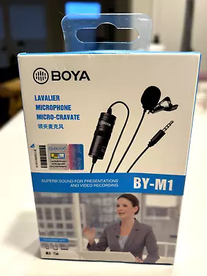 BOYA BY-M1 Omni Lavalier Microphone For Smart Phones DSLR PC /  USA Seller • $7.99