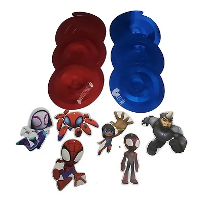 $11.99 • Buy 6 Pcs Spidey And His Amazing Friends Hanging Swirl Birthday Party Decorations 
