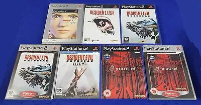 Ps2 RESIDENT EVIL Games PAL Versions CAPCOM SURVIVAL HORROR - Make Your Choice • $27.49