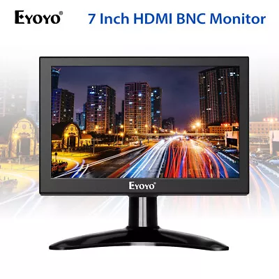 Eyoyo 7 Inch IPS HDMI Monitor 16:10 160 Degree Viewing Angle For Raspberry Pi PC • $86.99