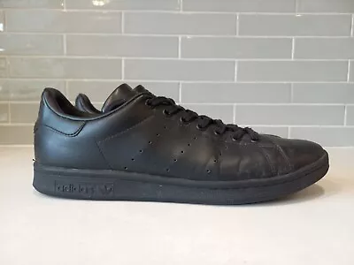 Adidas Stan Smith Originals Black Shoes Mens US Size 11 UK 10.5 FX5499 • $69.99