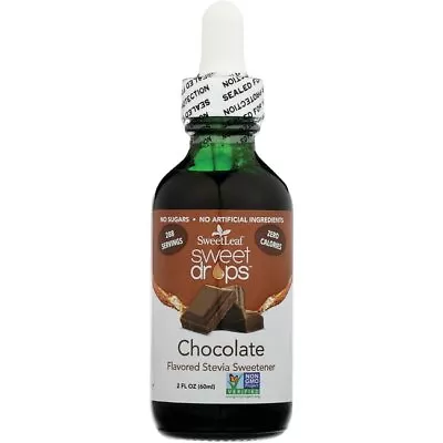 Wisdom Natural Sweetleaf Sweet Drops Chocolate Liquid Stevia 2 Fl Oz Liq • $11.69